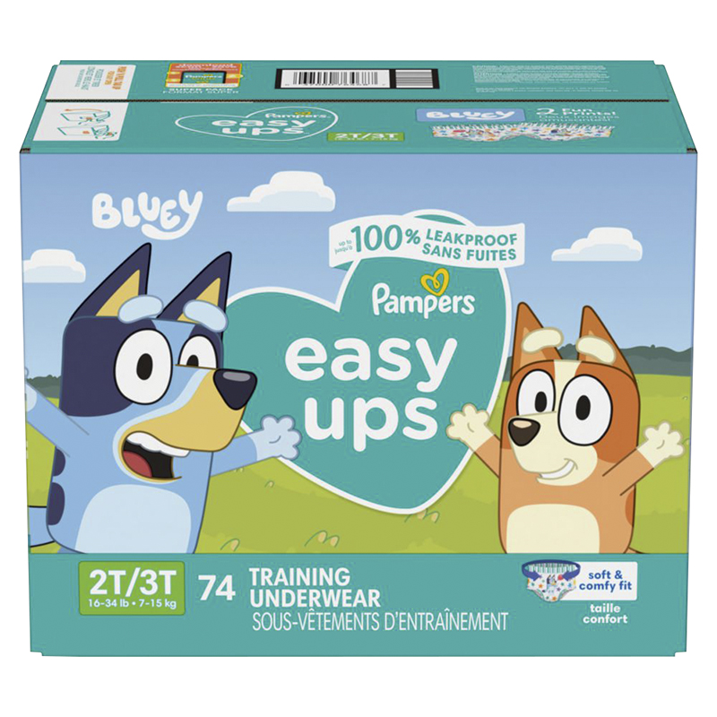 Pampers Easy Ups Training Underwear - 2T/3T - 74ct - Boys
