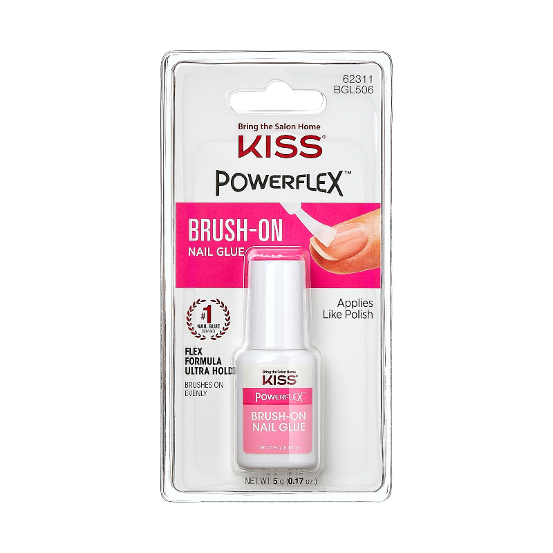 KISS POWERFLEX NAIL GLUE BRUSH ON