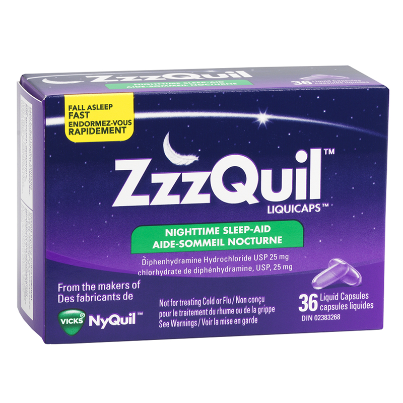 ZzzQuil Liquicaps SleepAid 36's London Drugs