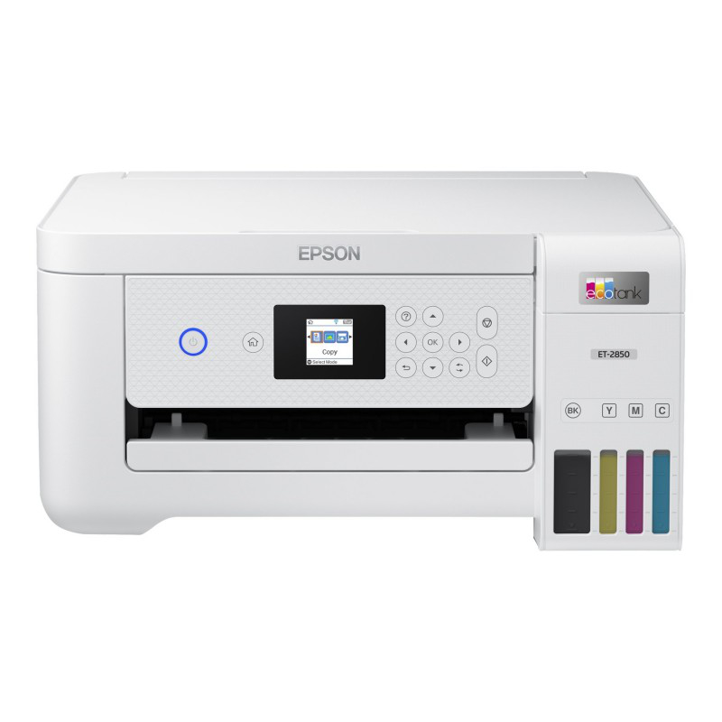 Epson EcoTank ET-2850 Wireless All-in-One Colour Printer - Refurbished - White - C11CJ63202