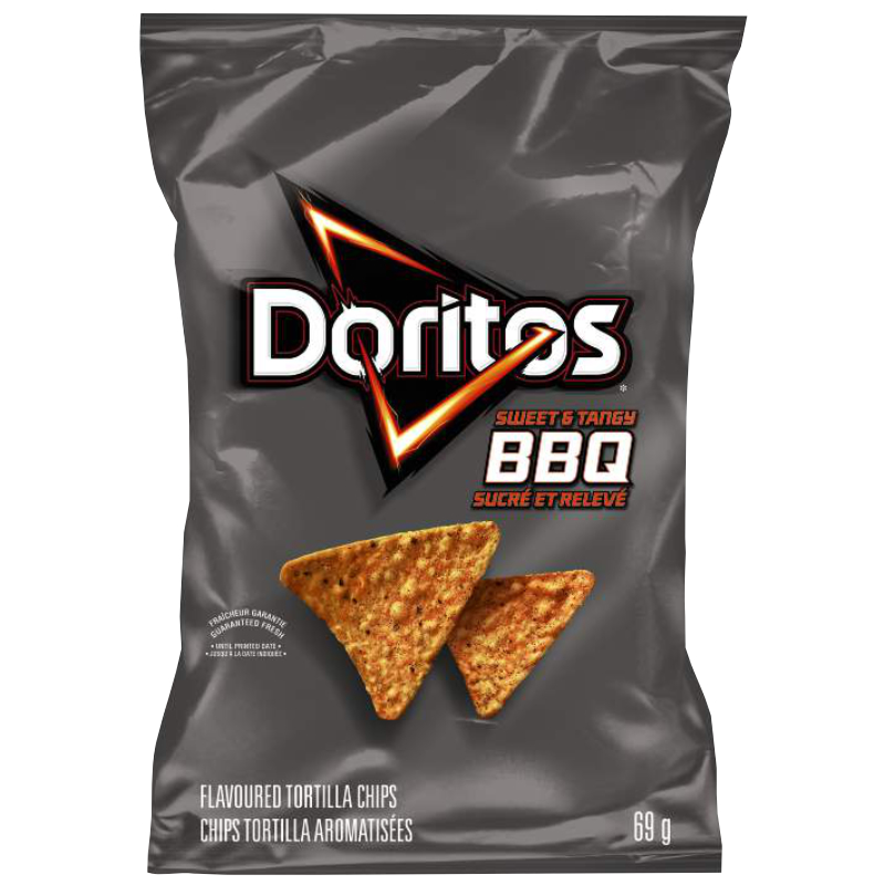 Doritos Sweet & Tangy BBQ Tortilla Chips - 69g