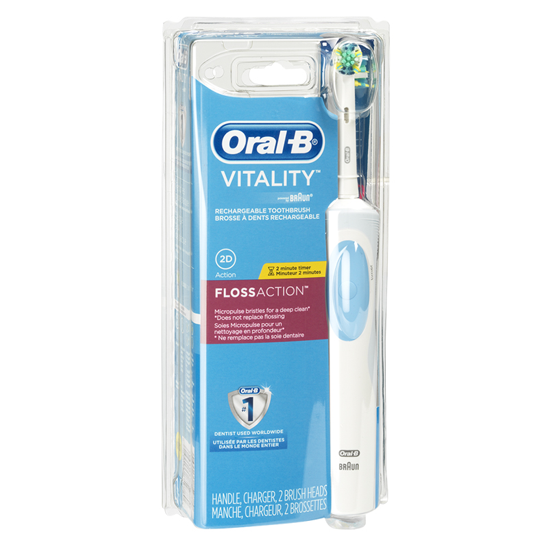 OralB Vitality Floss Action Electric Toothbrush London Drugs