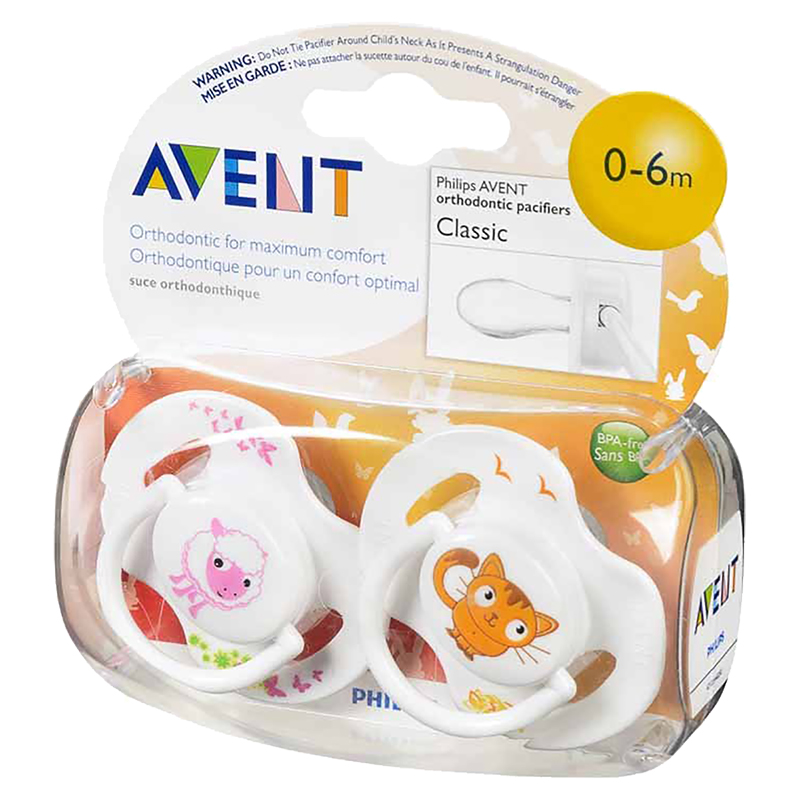 Avent Animal Pacifiers - 0-6 months - SCF182/23 | London Drugs