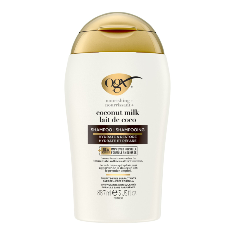 OGX Nourishing + Coconut Milk Travel Shampoo - 88.7ml