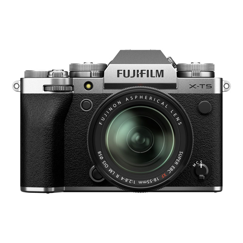 Fujifilm X Series X-T5 Mirrorless Digital Camera with XF18-55mm F2.8-4 R LM  OIS Lens - Silver - 600023236