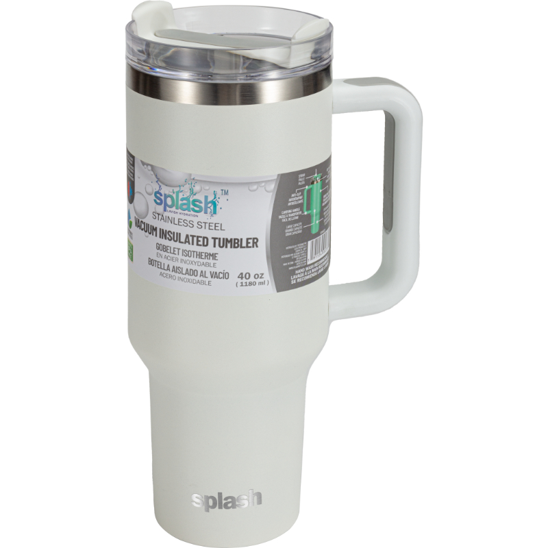 Splash Vacuum Insulated Quencher Tumbler - Stainless Steel - Assorted - 40oz