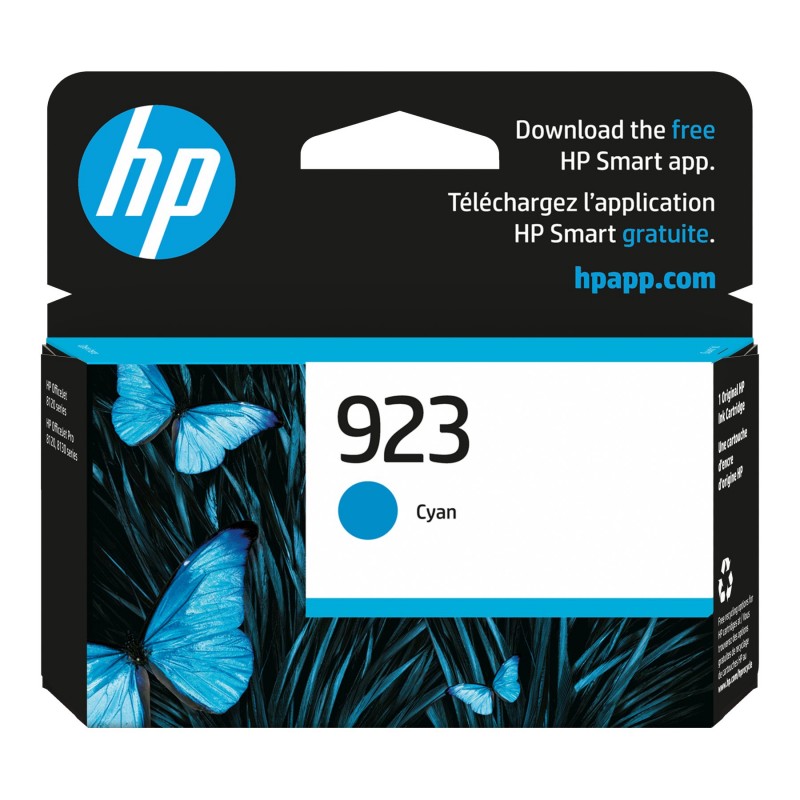 HP 923 Ink Cartridge - Cyan - 4K0T0LN