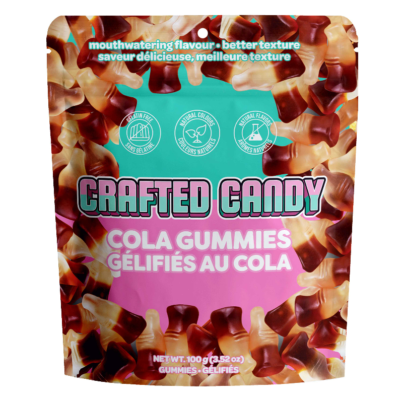 Crafted Candy Vegan Cola Gummies - 100g