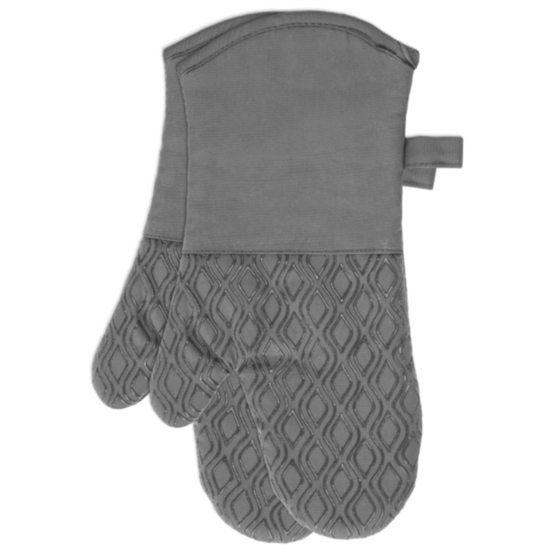 Boutique Oven Mitts - Grey