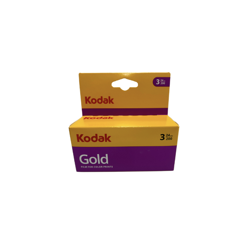 Kodak Gold 200 Colour Negative 135 Film - 24 Exposures / 3 pack