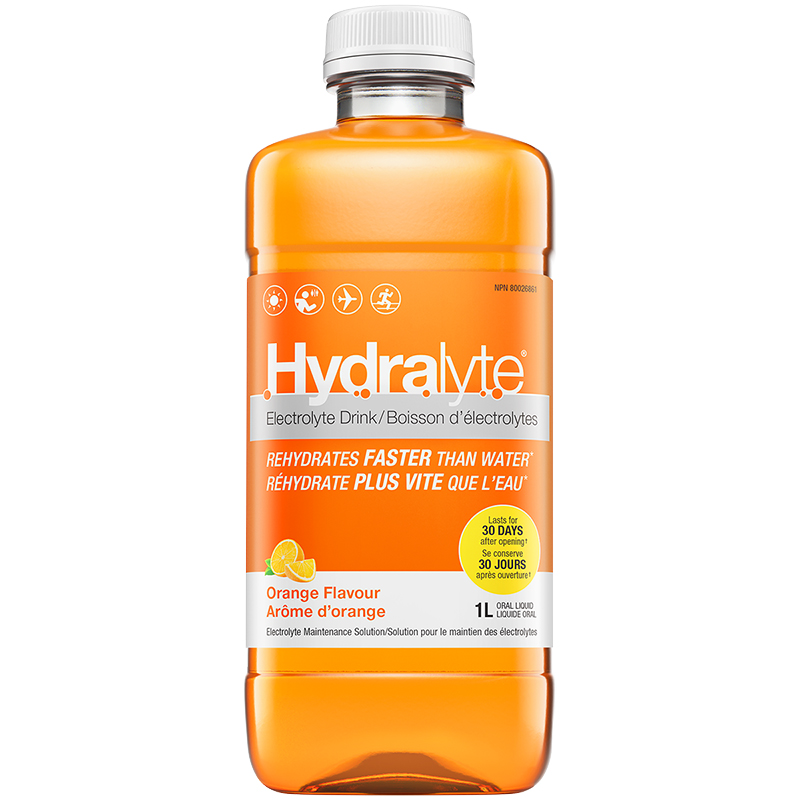 Hydralyte Ready to Use Electrolyte Solution - Orange - 1L