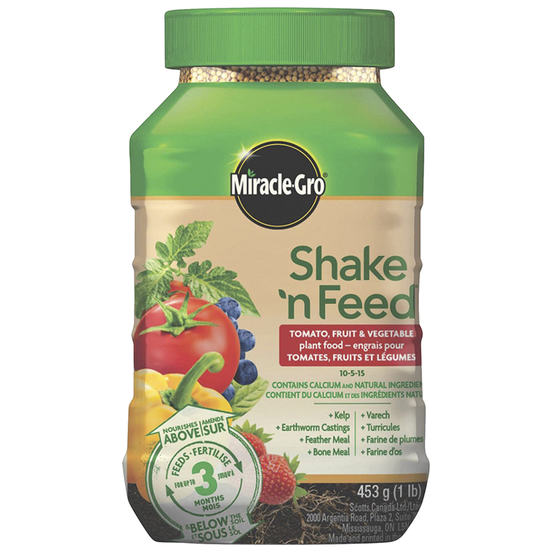 Miracle-Gro Shake 'N Feed Plant Food - Tomato, Fruits & Vegetables - 453g