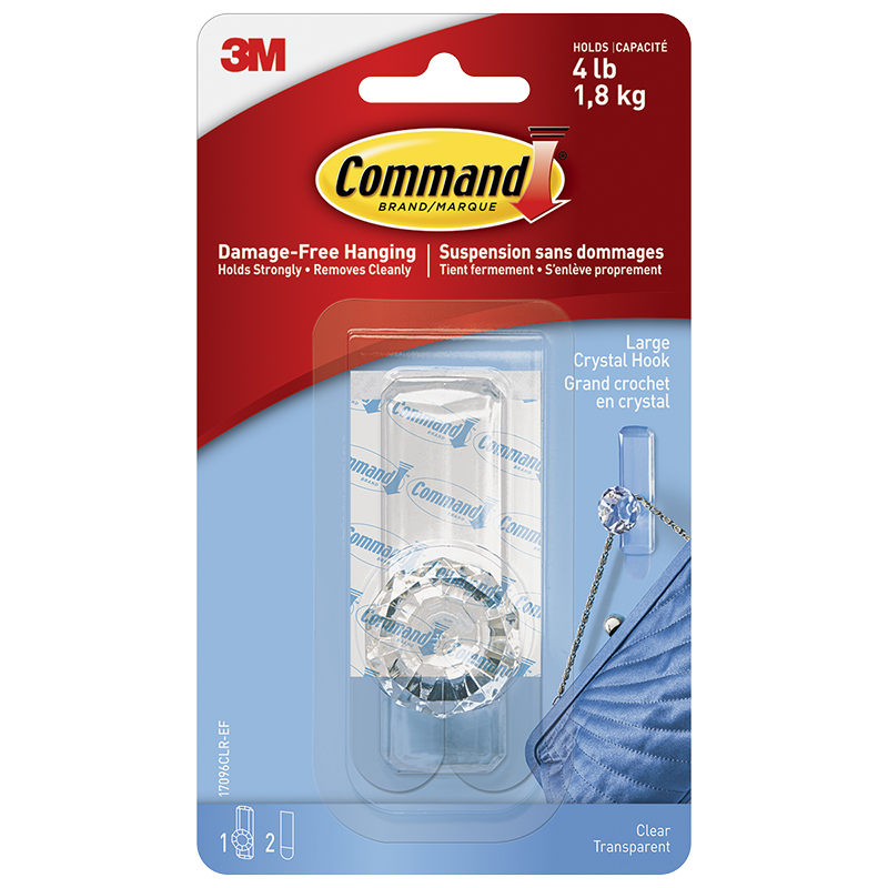 Command Large Crystal Hook - Single