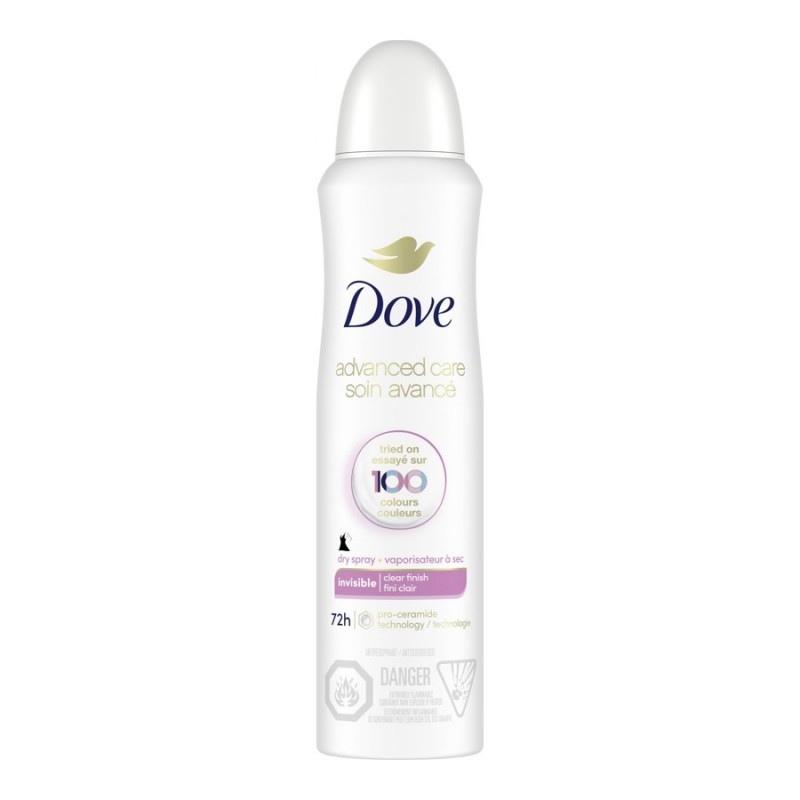 Dove Advanced Care Antiperspirant - Invisible Clear Finish - 107g