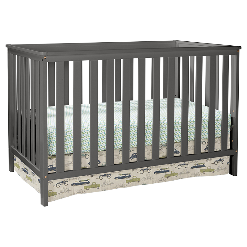 Storkcraft Rosland 3 In 1 Convertible Crib Grey 04510 23g