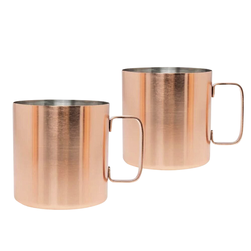 Moscow Mule Mugs Set - Copper - 2 piece