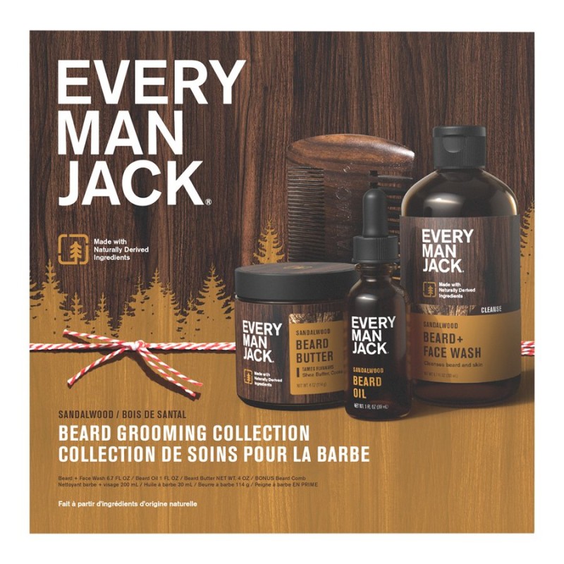 Every Man Jack Beard Grooming Collection - Sandalwood