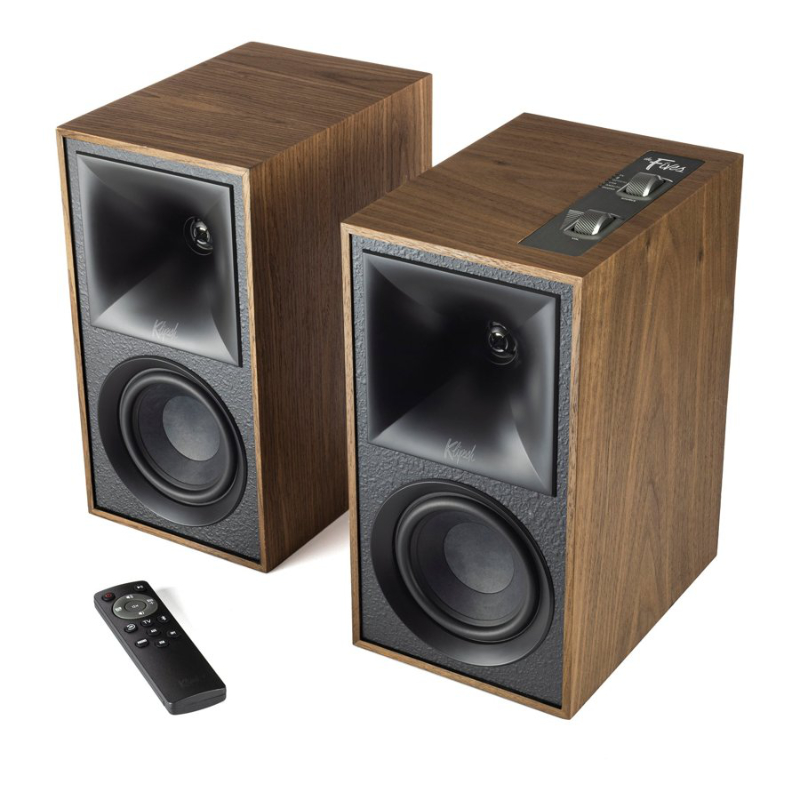 Klipsch The Fives Bluetooth Speakers - Walnut - THEFIVESW