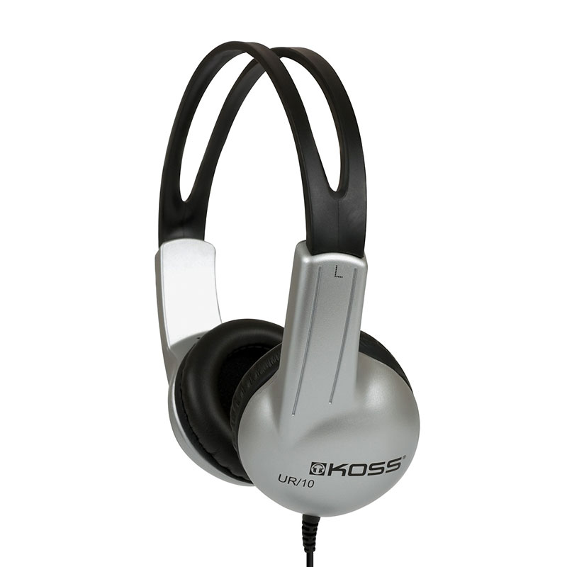 Koss Portable On-ear Headphones - Black - UR10