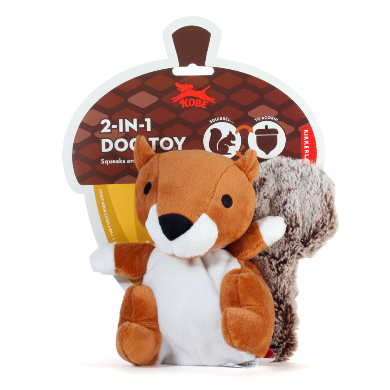 Kikkerland 2-in-1 Dog Toy