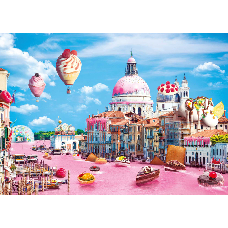 Trefl Funny Cities Jigsaw Puzzle - Sweets in Venice - 1000 pieces