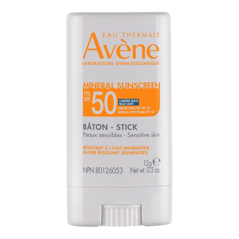 Eau Thermale Avene Mineral Sunscreen Stick - SPF 50 - 15g