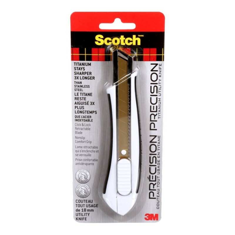 Scotch Precision Titanium Utility Knife - 18mm - TI-KL
