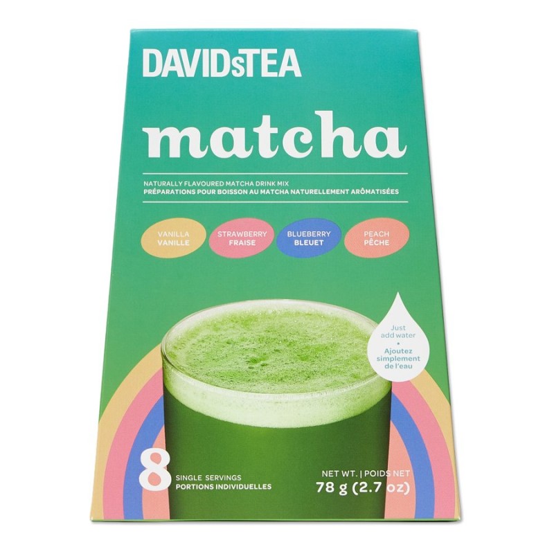 DAVIDsTEA Matcha Variety Pack 8's