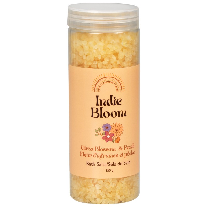 Indie Bloom Bath Salts - Citrus Blossom/Peach