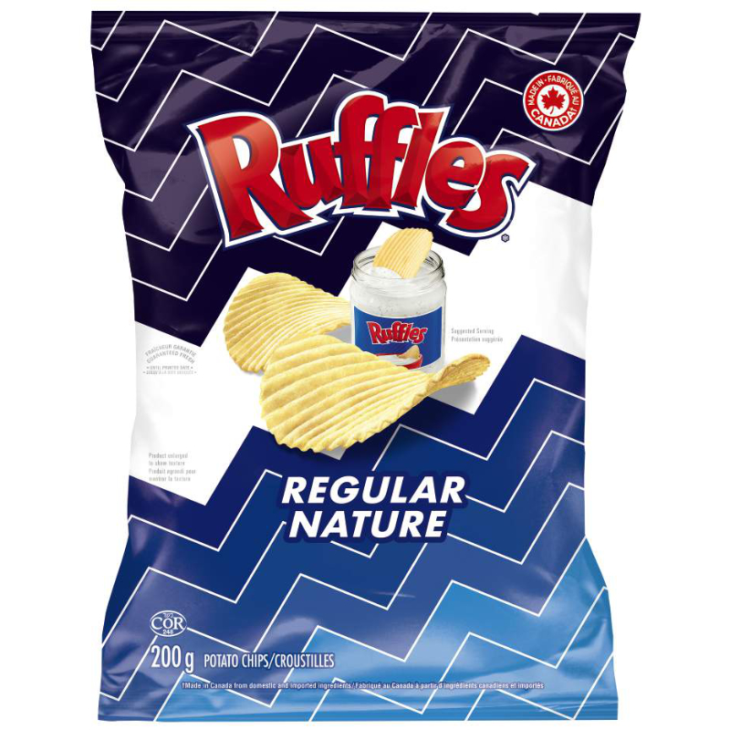 Ruffles Potato Chips - Regular - 200g