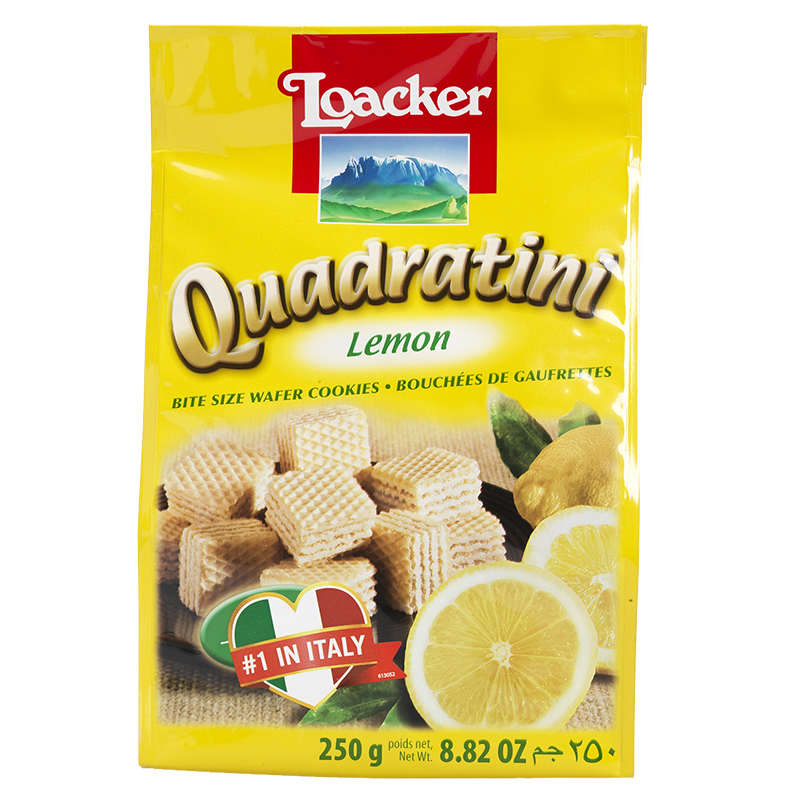 Loacker Quadratini - Lemon - 250g