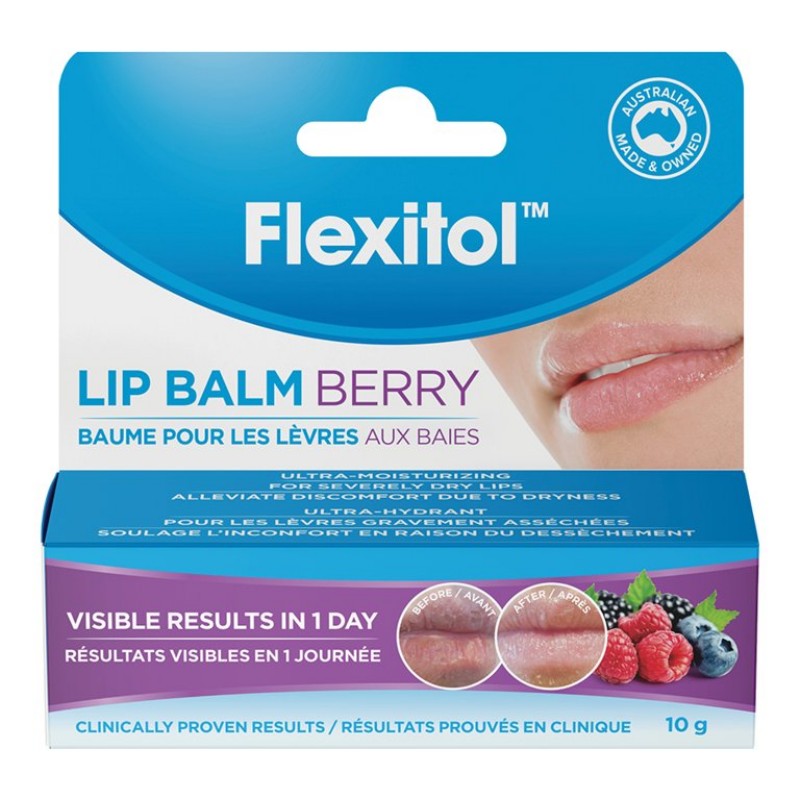 Flexitol Lip Balm - Berry - 10g