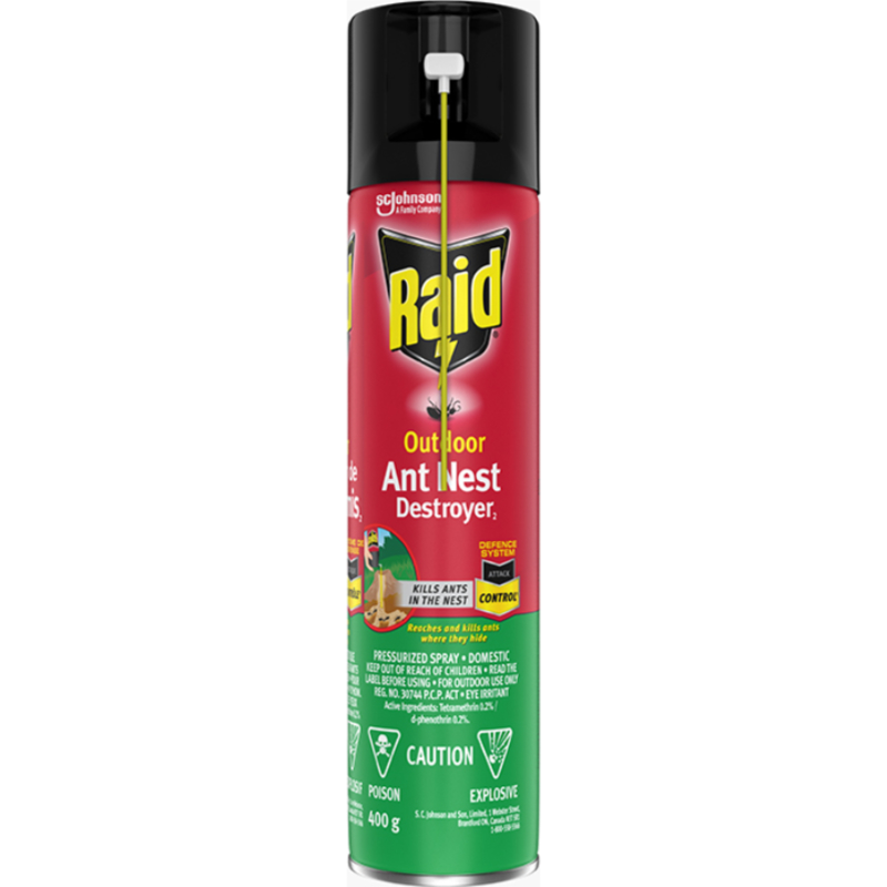 Raid Outdoor Ant Nest Destroyer 2 Insecticide - 400g