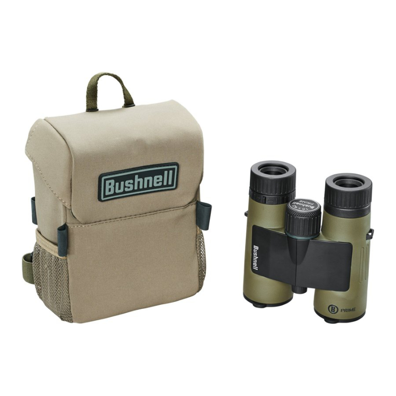 Bushnell Prime 10x42 Binocular x Vault Bundle - Green - BP1042VTC