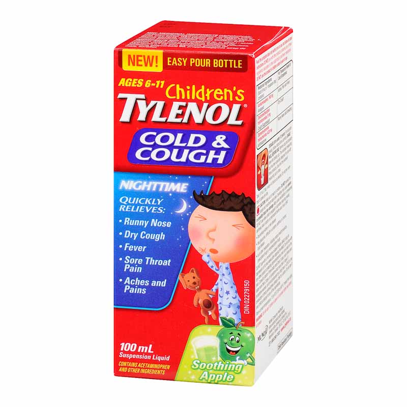 Tylenol* Child's Cold & Cough Nighttime Suspension Liquid Soothing