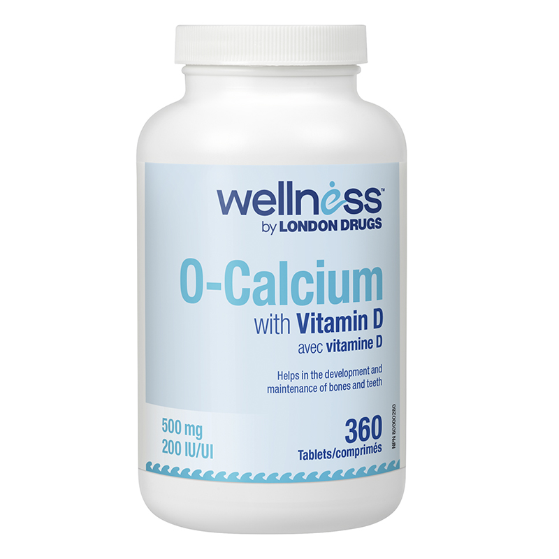 Wellness by London Drugs OCalcium with Vitamin D 360s