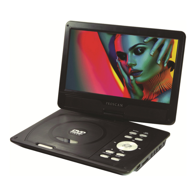 PROSCAN Portable 10in DVD Player - PDVD1030