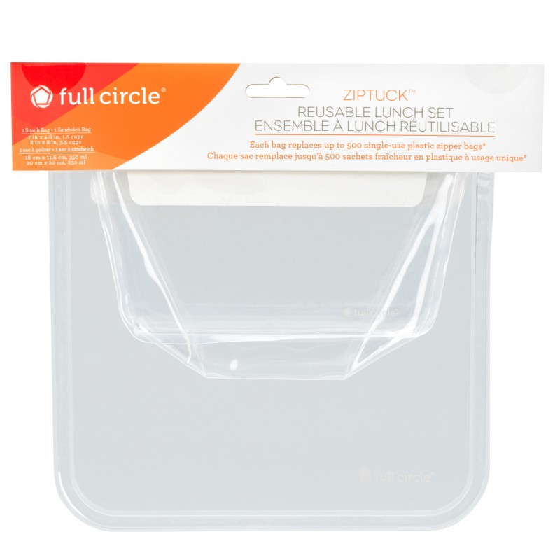 Full Circle Lunch Bag Set - Clear