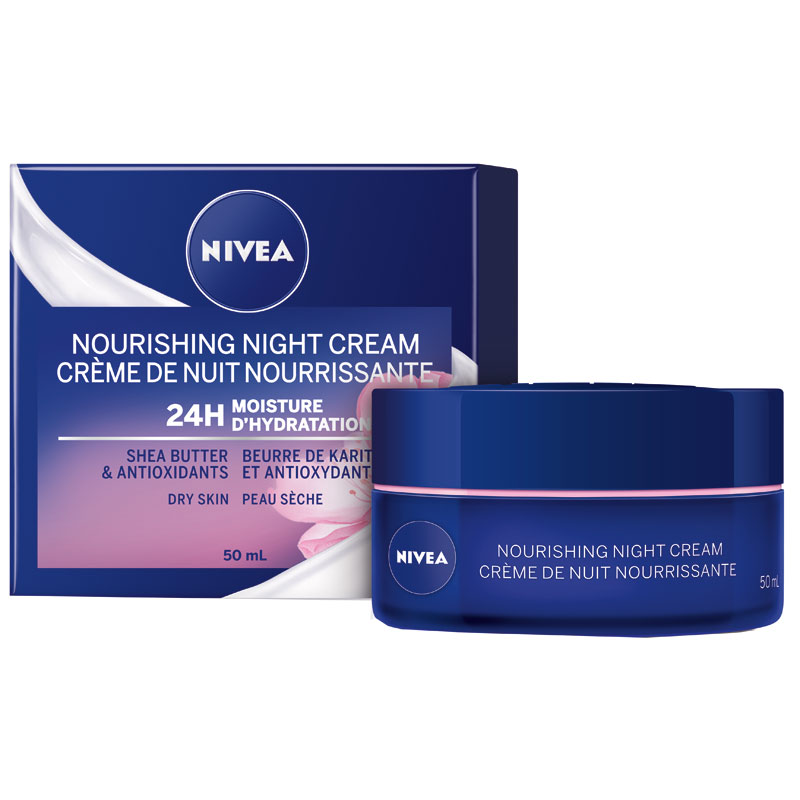 heerser belangrijk Verpersoonlijking Nivea Essentials 24H Moisture Boost + Nourish Night Cream - Dry Skin - 50ml  | London Drugs