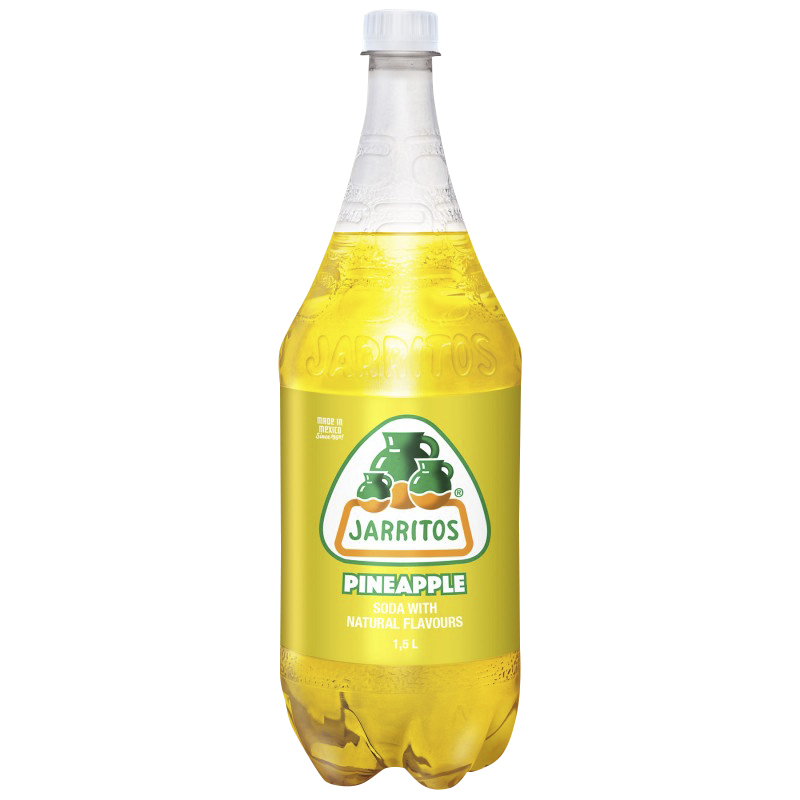 Jarritos Soda with Natural Flavours - Pineapple - 1.5L