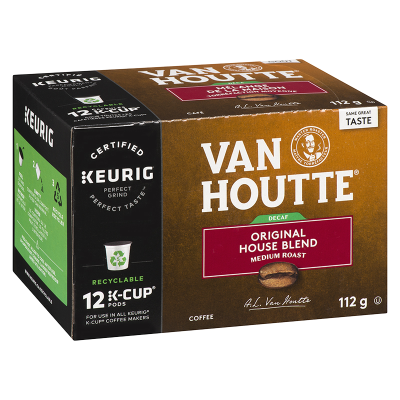 K-Cup Van Houtte Decaffeinated Medium Roast Coffee - Original House