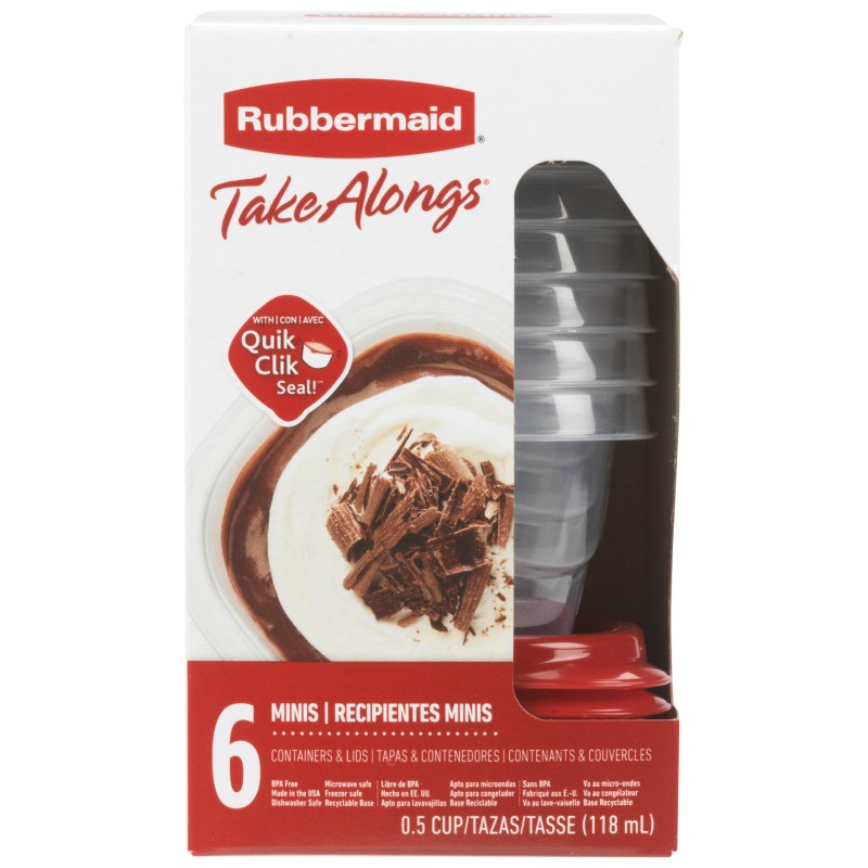 Rubbermaid TakeAlongs Minis - 6pk/118ml