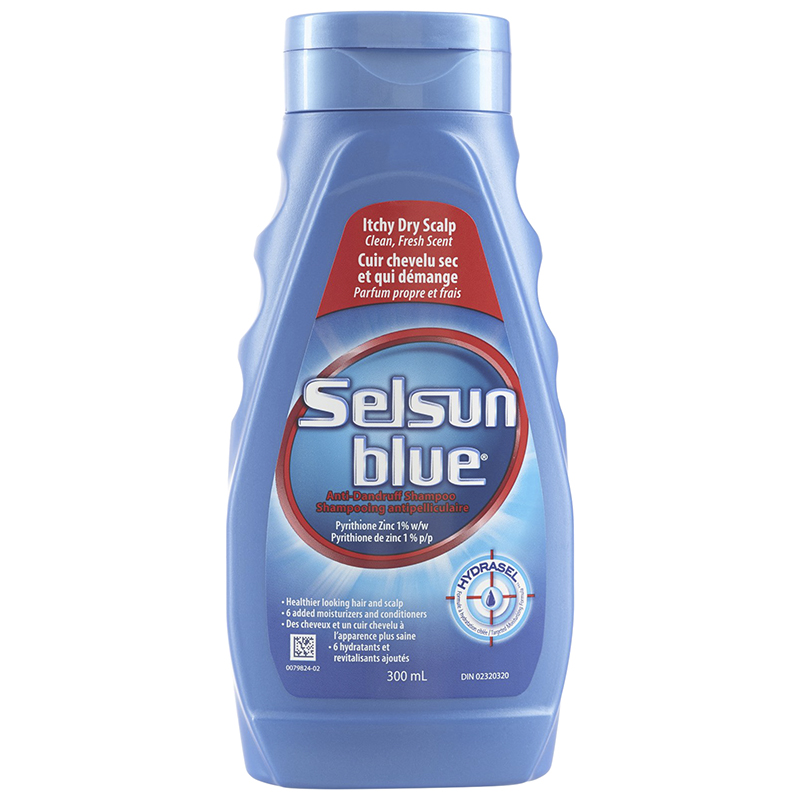 Selsun Blue Anti-Dandruff Shampoo for Itchy Dry Scalp - 300ml