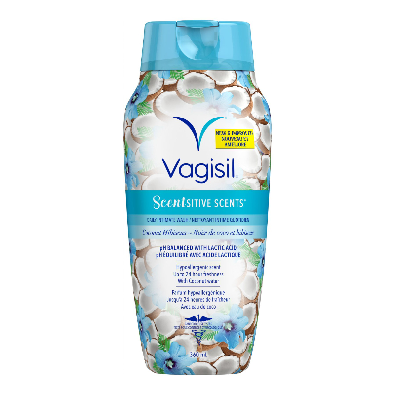 Vagisil Scentsitive Scents Intimate Wash - Coconut Hibiscus - 360ml