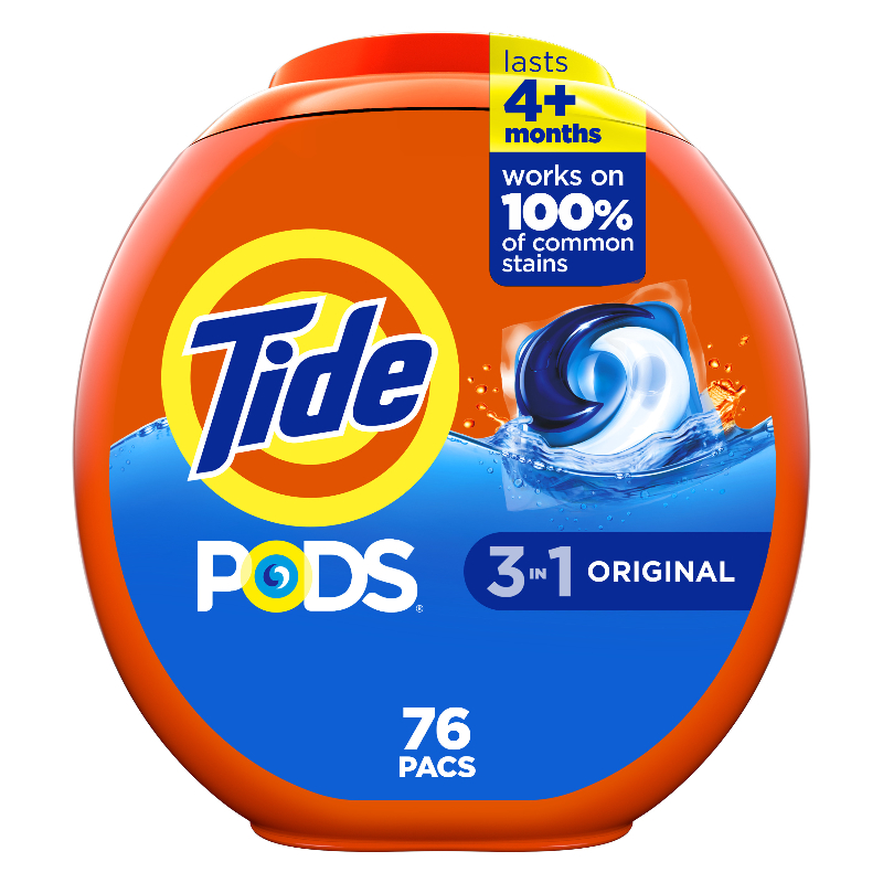 Tide Pods 3-in-1 Liquid Laundry Detergent - Original - 76s