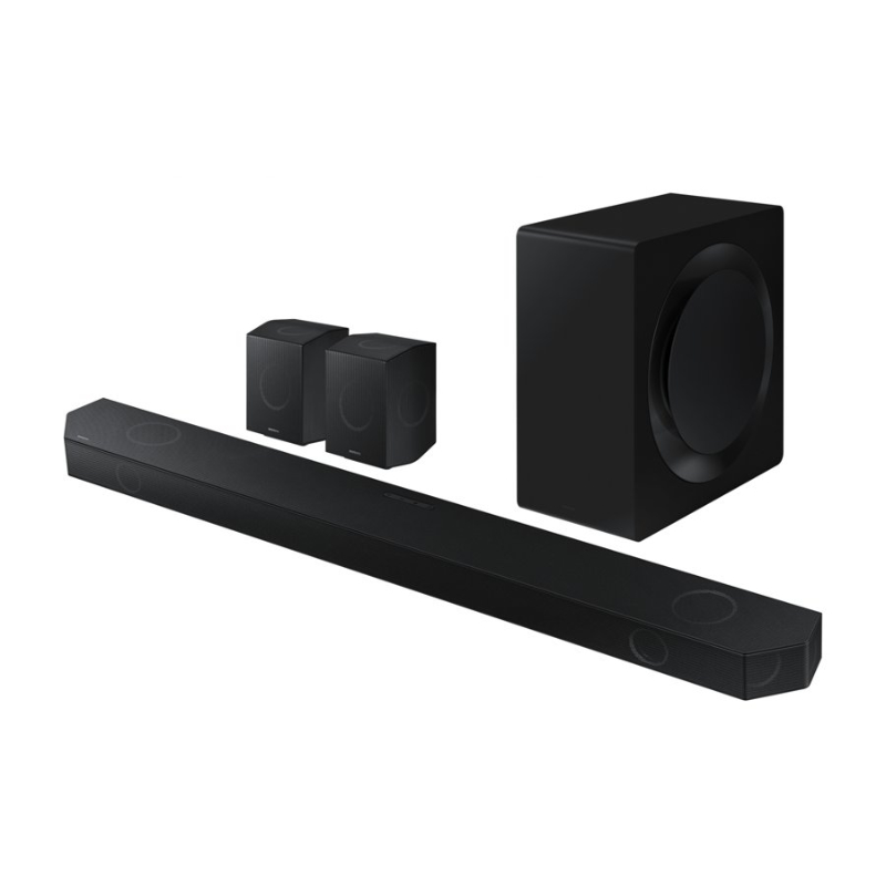 Samsung HW-Q990D 656W 11.1.4-ch Sound Bar System with Wireless Subwoofer - Graphite Black - HW-Q990D/ZC