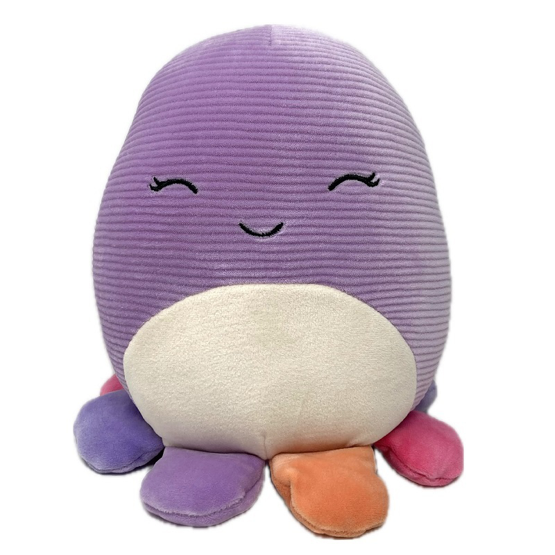 Squishmallows Stuffed Sea Squad Corduroy Animal Plush Toy - Beula Octopus - 8 Inch