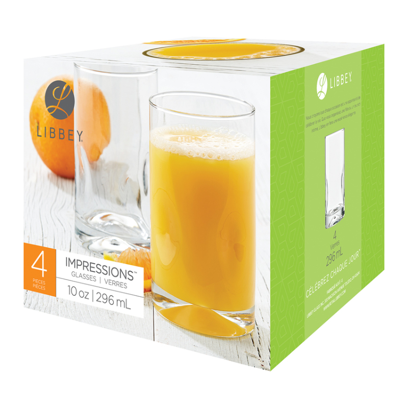 Libbey Impressions Juice Glasses - 296ml - 4 pieces