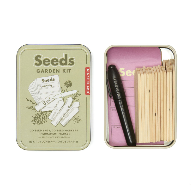 Kikkerland Seeds Garden Kit