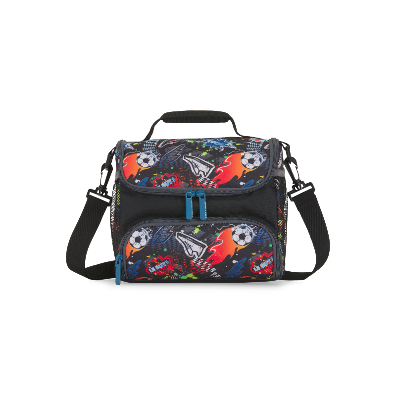 Bondstreet Lunch Bag - Soccer Graffiti / Black